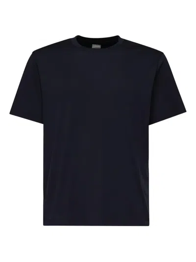 Eleventy Round Neck T-shirt In Black