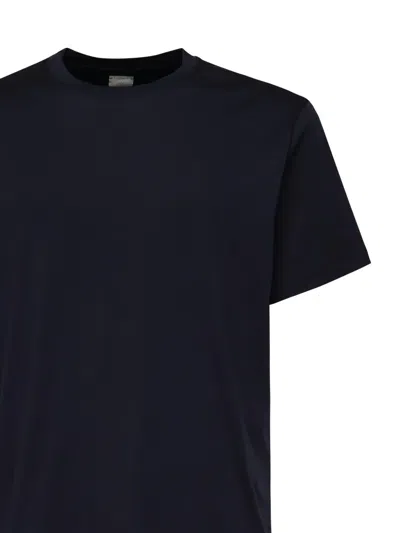 Eleventy Round Neck T-shirt In Black