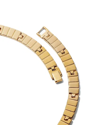 Ivi Slot Chain Princess Necklace In Gold