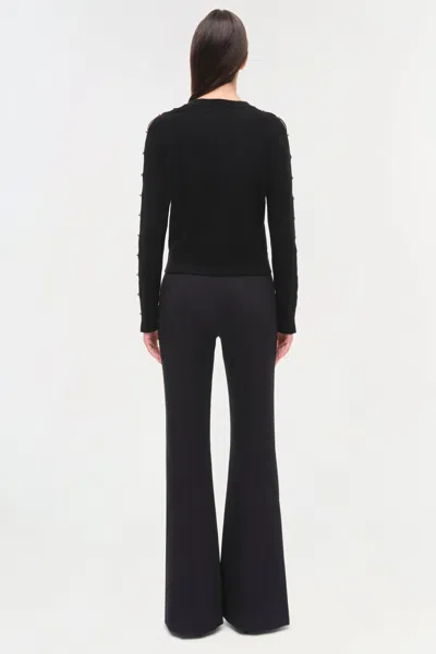 Simkhai Women's Knitted Declan Wool Top In Black In Black