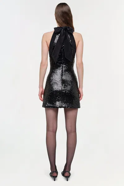 Simkhai Women's Isla Sequin Mini Dress In Black In Black