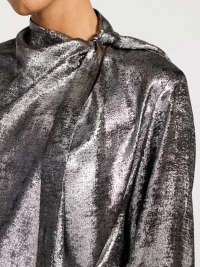 Brochu Walker The Arlo Blouse In Gray