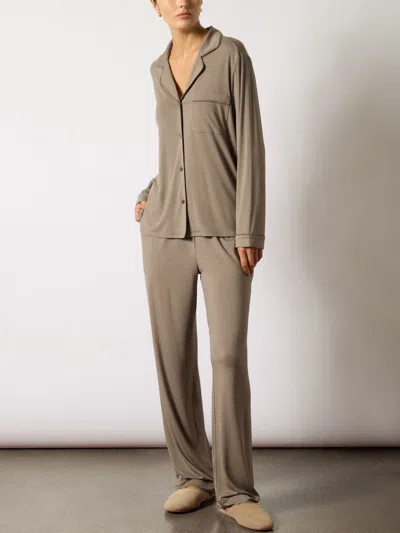 Brochu Walker The Ayanna Pajama Set In Neutral