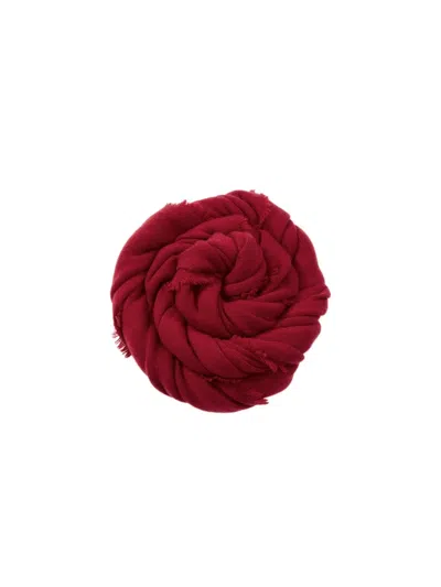 Brochu Walker The Cashmere Fringe Wrap In Red