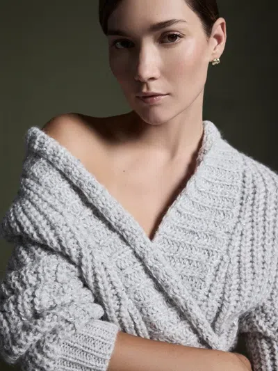 Brochu Walker The Fida Handknit Cardigan In Neutral