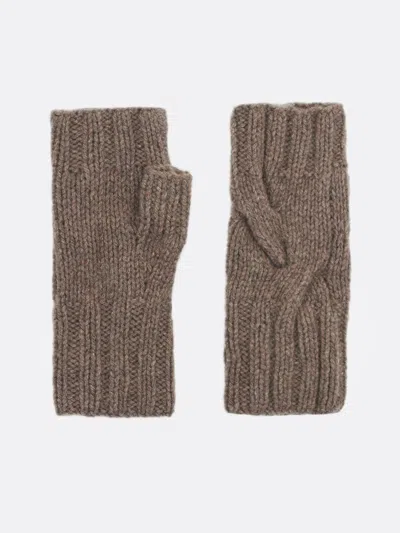 Brochu Walker The Fingerless Gloves In Brown