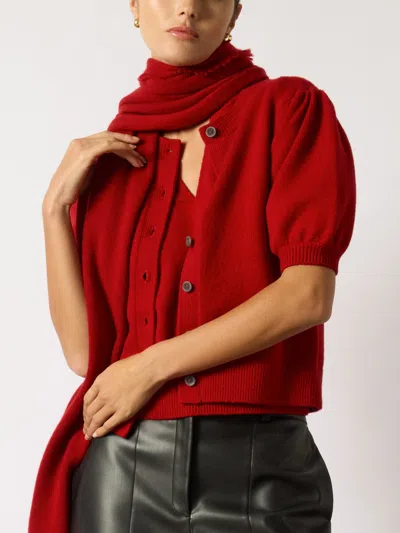 Brochu Walker The Havana Cardigan In Red