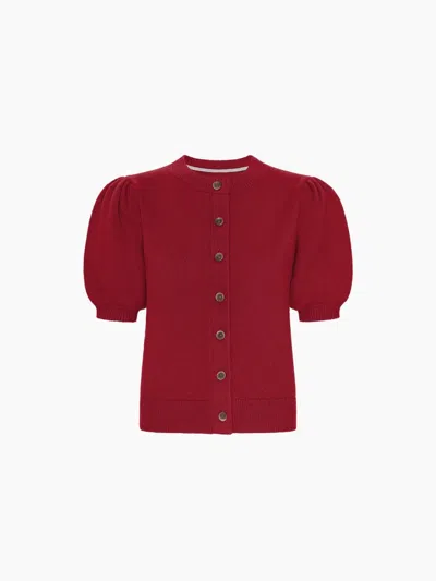 Brochu Walker The Havana Cardigan In Red