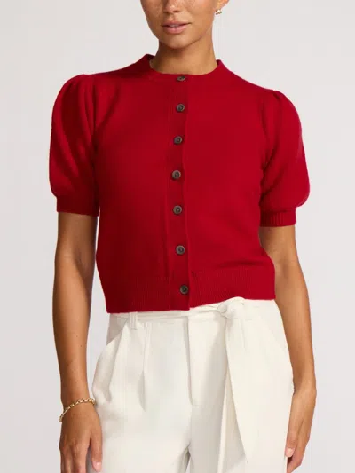 Brochu Walker The Havana Cardigan In Red