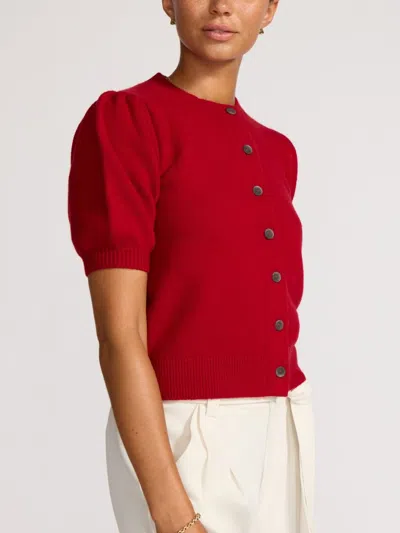 Brochu Walker The Havana Cardigan In Red