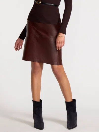 Brochu Walker The Inez Skirt In Brown