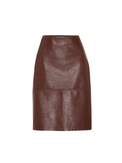 Brochu Walker The Inez Skirt In Brown