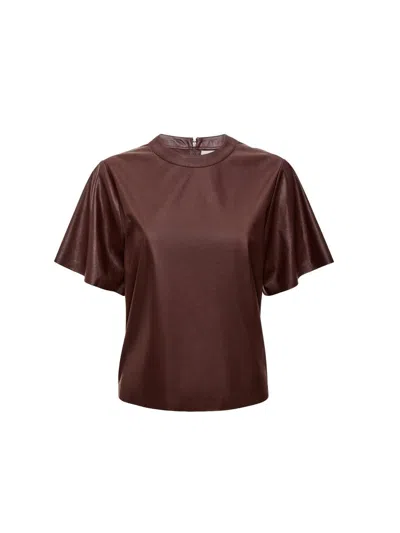 Brochu Walker The Miles Top In Burgundy