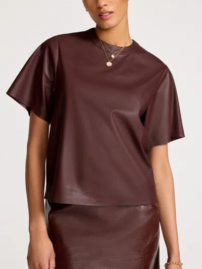 Brochu Walker The Miles Top In Burgundy