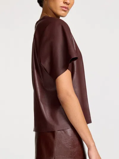 Brochu Walker The Miles Top In Burgundy