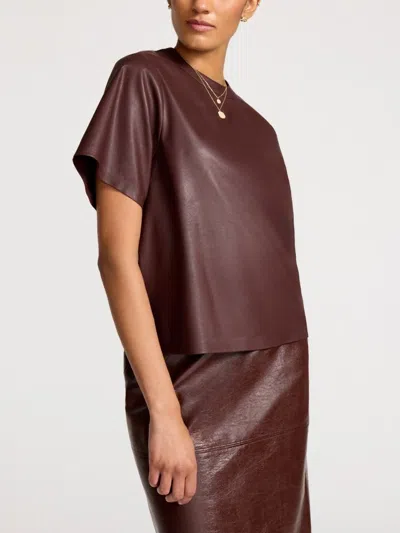 Brochu Walker The Miles Top In Burgundy