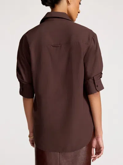 Brochu Walker The Pia Shirt In Brown