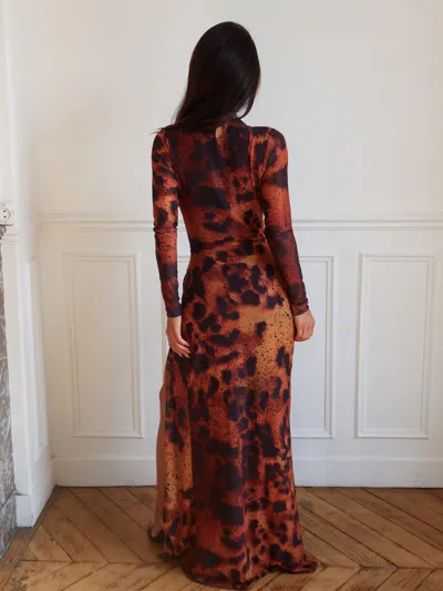 Outcast Lunelle Maxi Dress Denali In Multi