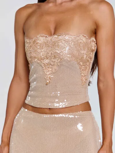 Outcast Saela Top Beige In Neutral