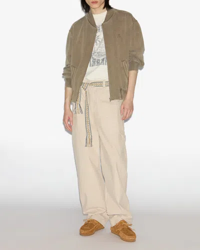 Isabel Marant Marty Bomber Jacket In Brown
