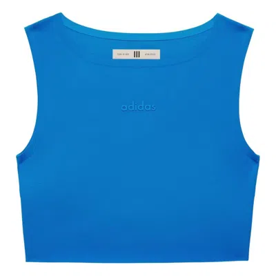 Adidas Originals (wmns) Adidas Fear Of God Athletics Cropped Tank 'blue Rush'
