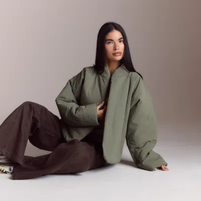 Lounge Dark Sage In Animal Print