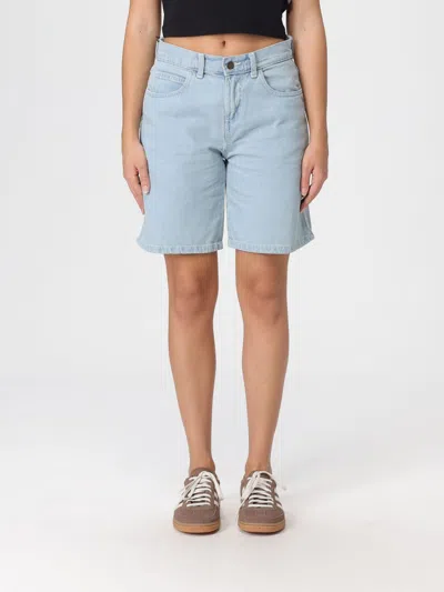Dickies Shorts  Woman Color Blue In Blue