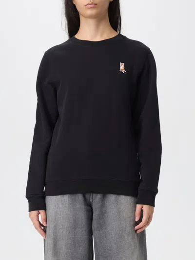 Maison Kitsuné Lady Fox Sweatshirt In Black