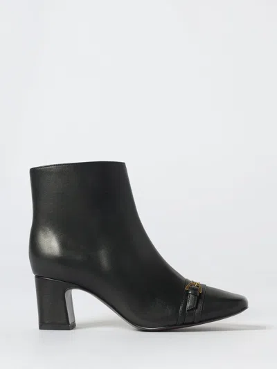 Coccinelle Nadja Leather Ankle Boots In Black