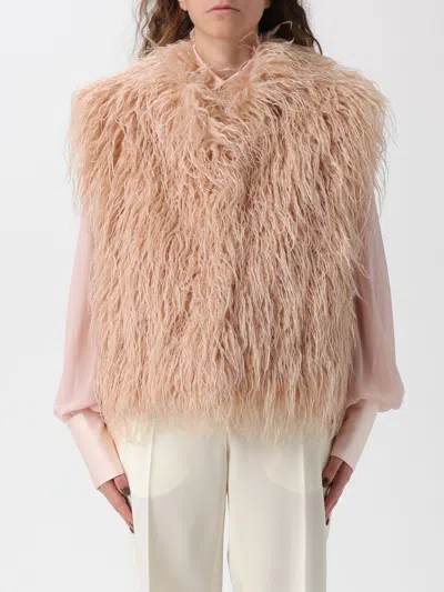 Forte Forte Eco-mongolia Vest In Brown