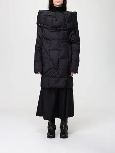 Add Matte Finish Short Quilted Jacket With Adjustable Features In Black