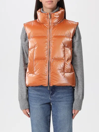K-way Thille Padded Gilet In Orange