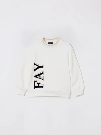 Fay Junior Sweater  Kids Color Ivory In White
