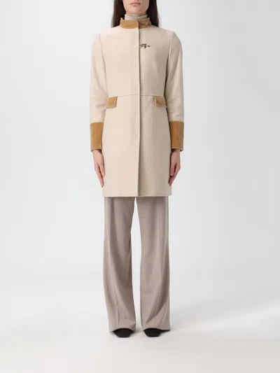 Fay Cappotto Monopetto 1 Gancio Coat In Neutral