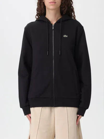 Lacoste Sweatshirt  Woman Color Black In Black