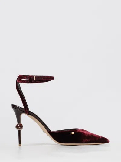 Elisabetta Franchi Pump  Woman Color Wine In Burgundy