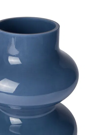 The Conran Shop 25cm Glass Vase In Blue