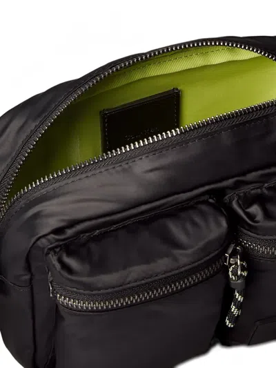 Calvin Klein Utility-pocket Messenger Bag In Black