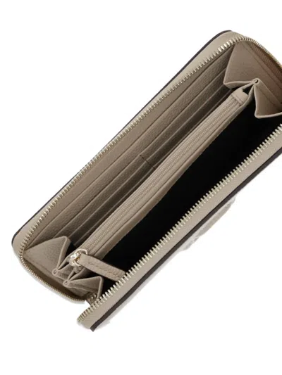 Hugo Boss Logo-embossed Wallet In Gray