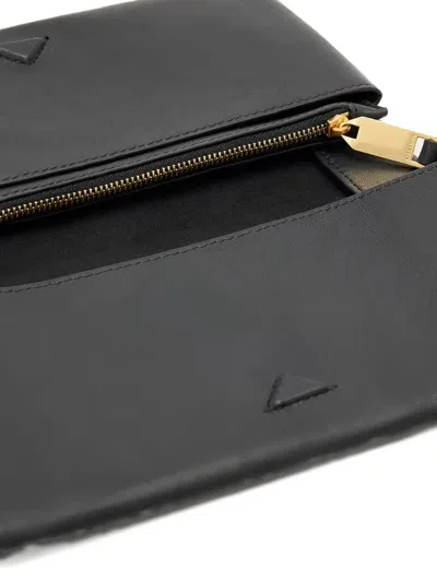 Allsaints Womens Harluna Logo-debossed Leather Wallet Black In Blue