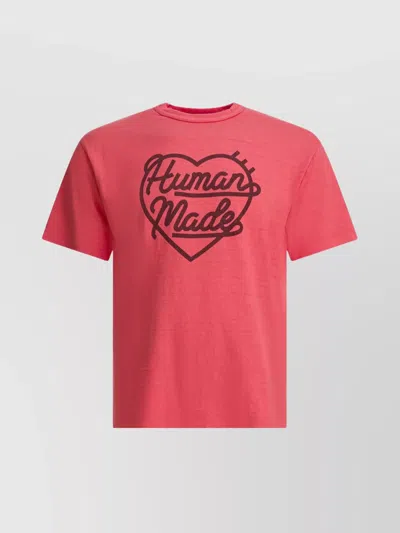 Human Made Graphic Print Crew Neck Short Sleeve T-shirt In Red