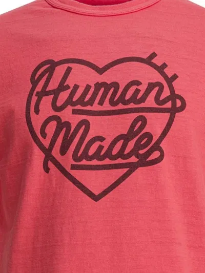 Human Made Graphic Print Crew Neck Short Sleeve T-shirt In Red