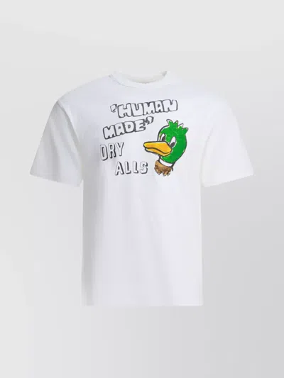 Human Made Graphic Print Crew Neck Short Sleeve T-shirt In White