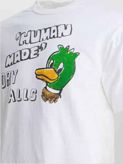 Human Made Graphic Print Crew Neck Short Sleeve T-shirt In White