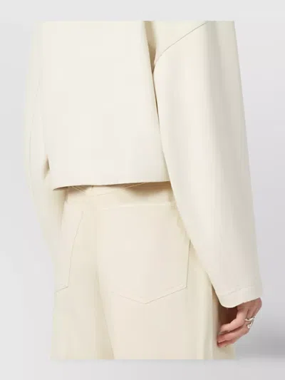 Sportmax Soft Sweatshirt With Double-layer Effect In Neutral