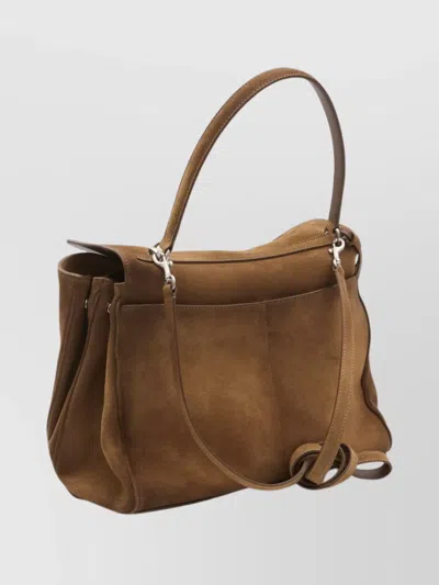 Balenciaga Our Legacy Our Legacy Oversized Vintage Denim Shirt In Brown