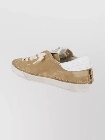 Philippe Model Low-top Sneakers Suede Finish In Brown