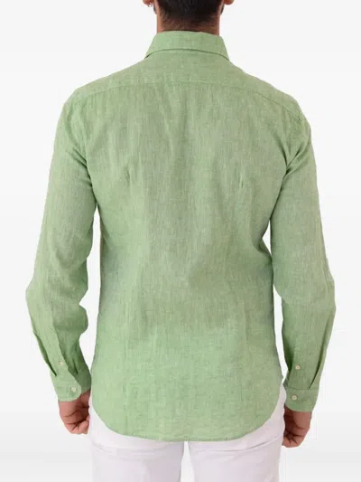 Manuel Ritz Buttoned Shirt In Green