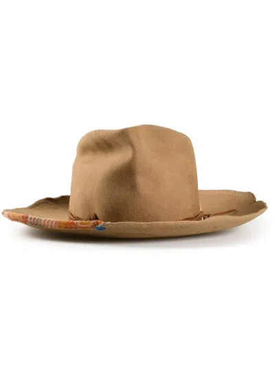 Nick Fouquet Fedora Hat In Neutral