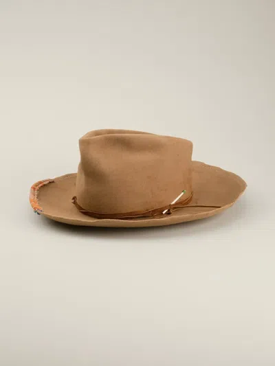 Nick Fouquet Fedora Hat In Neutral
